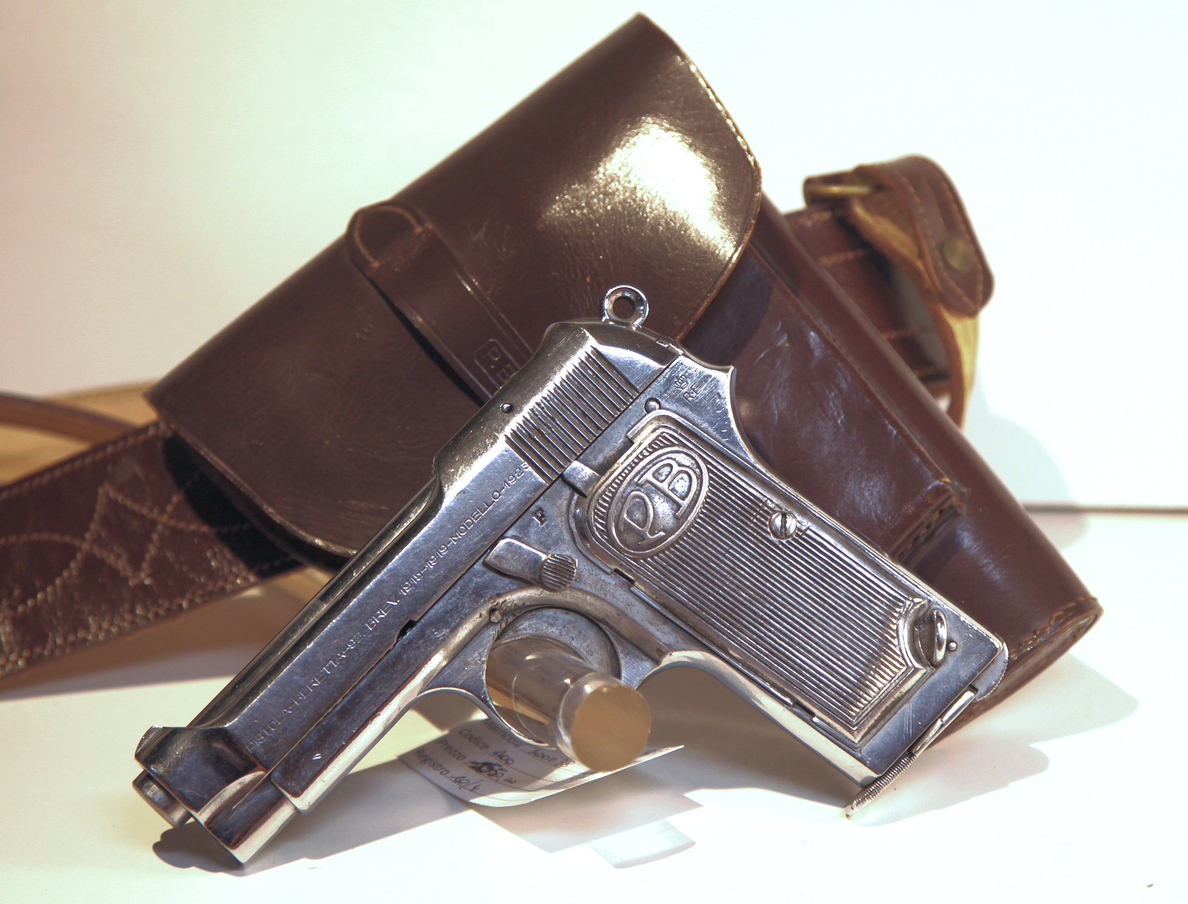 PISTOLA SEMIAUTOMATICA - MARCA BERETTA - MODELLO 1923 - CALIBRO 9 GLISENTI 1216