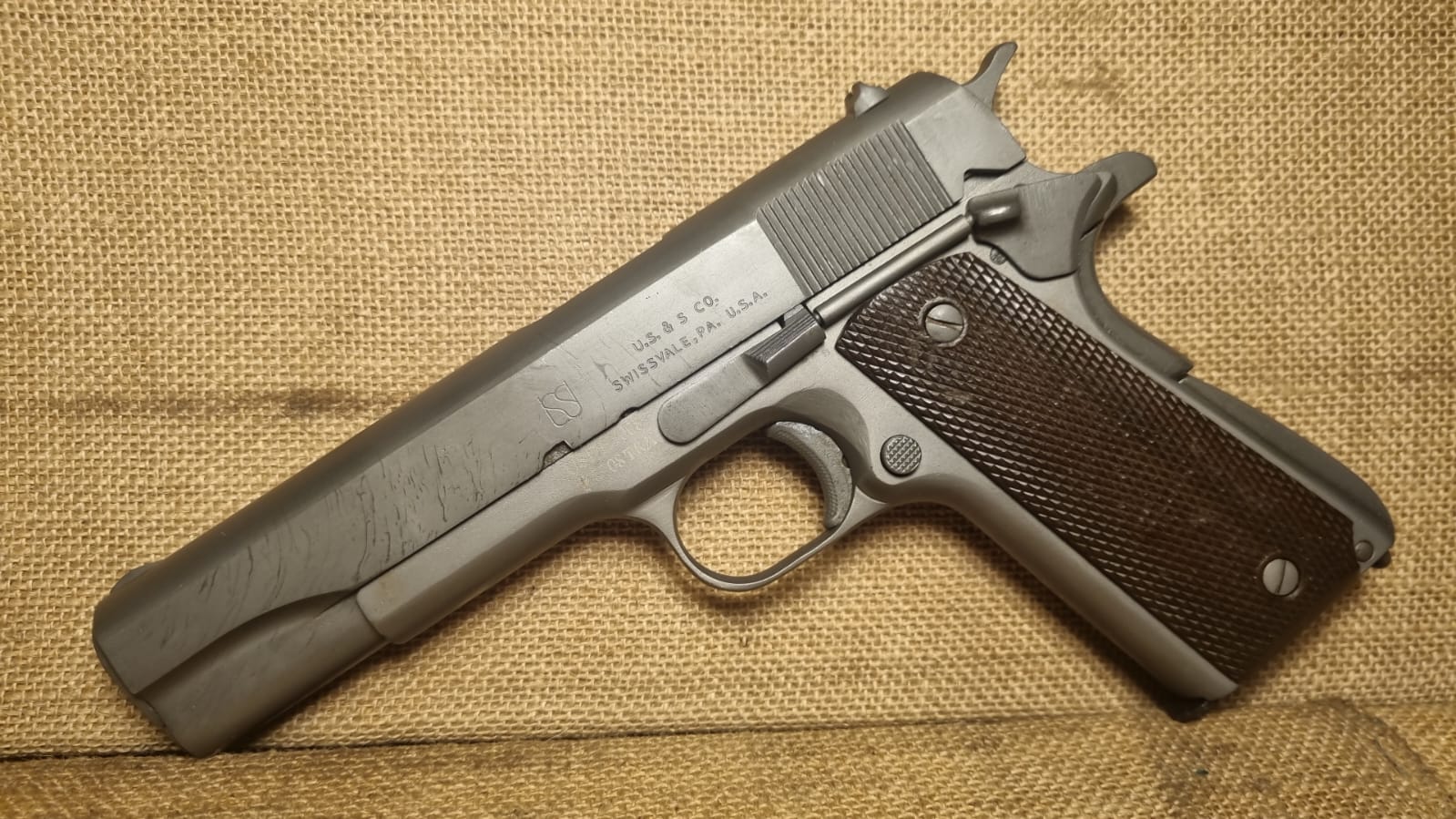 PISTOLA SEMIAUTOMATICA - MARCA UNION SWITCH SIGNAL - MODELLO 1911A1 - CALIBRO 45 AUTO 1584
