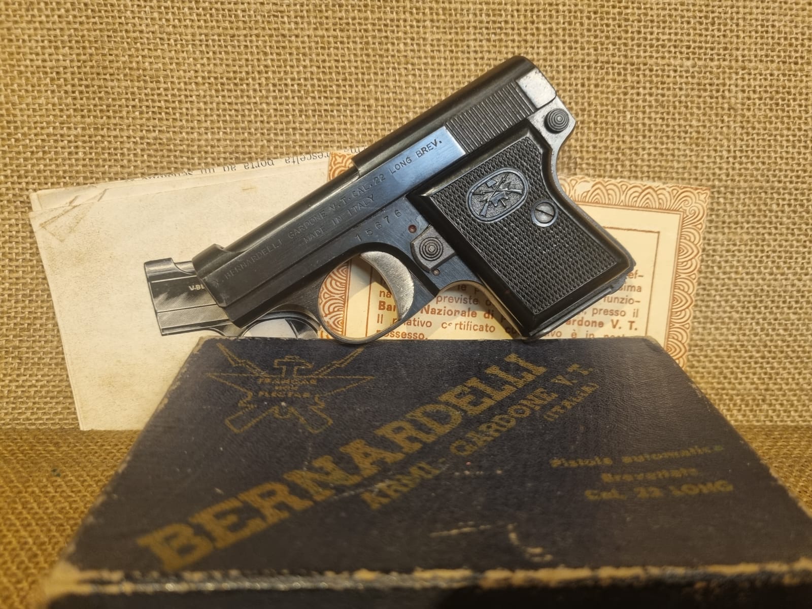 PISTOLA SEMIAUTOMATICA - MARCA BERNARDELLI - MODELLO BABY - CALIBRO 22 LONG 2217