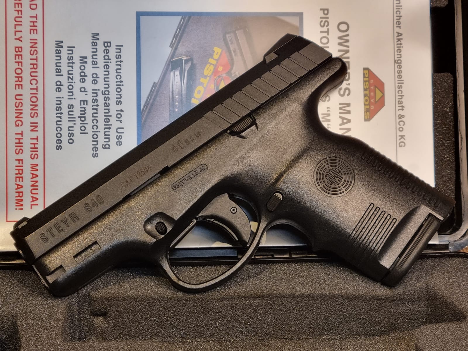 PISTOLA SEMIAUTOMATICA - MARCA STEYR - MODELLO S40 - CALIBRO 40 S&W 2247