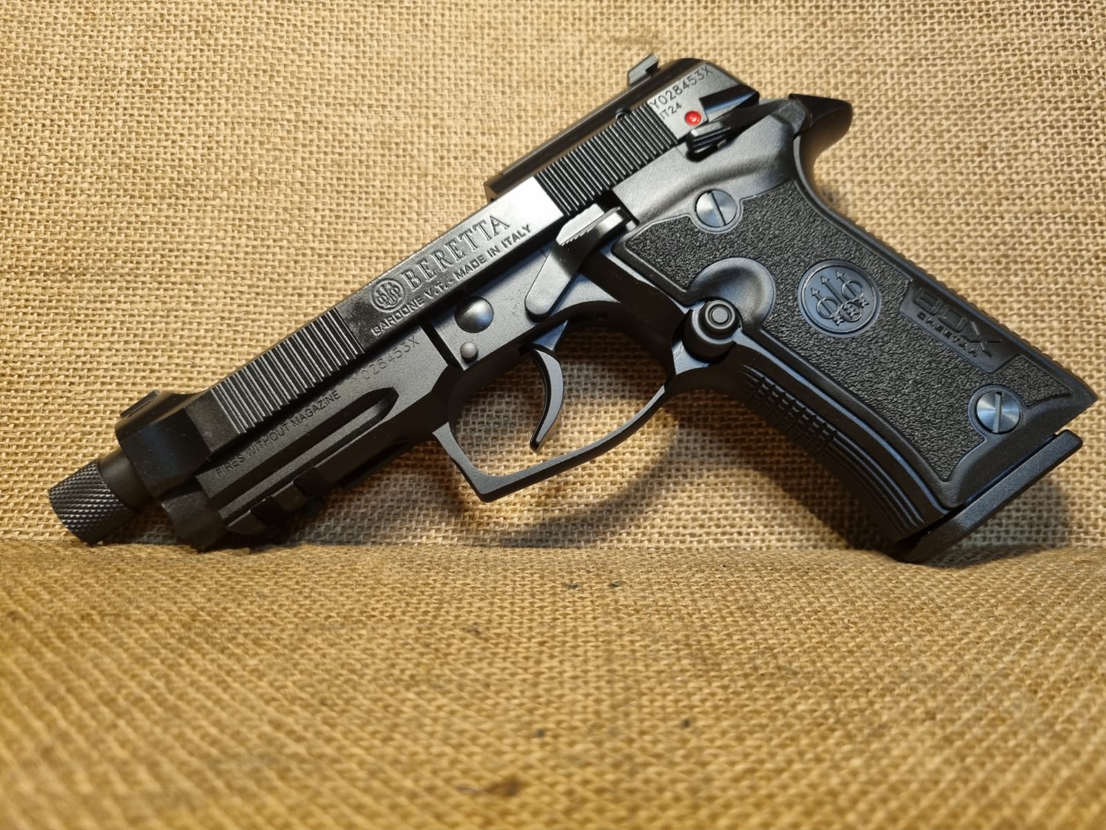 PISTOLA SEMIAUTOMATICA - MARCA BERETTA - MODELLO 80X TACTICAL - CALIBRO 9 CORTO - 9X17 2322