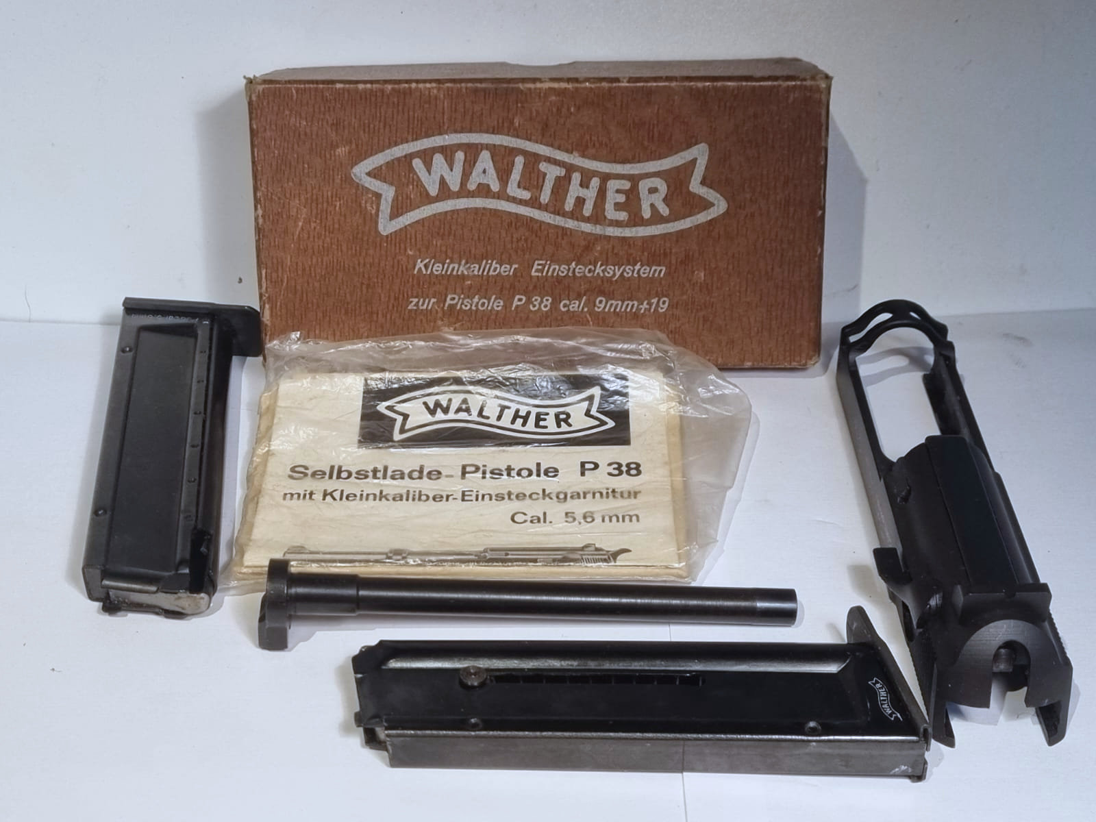 CONVERSIONE CANNA E CARRELLO - MARCA WALTHER - MODELLO P38 - CALIBRO 22 LR 2775
