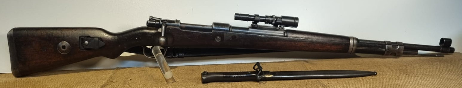 CARABINA AD OTTURATORE CON BAIONETTA - MARCA MAUSER - MODELLO K 98 PORTOGHESE 1941 - CALIBRO 8x57 JS 2969