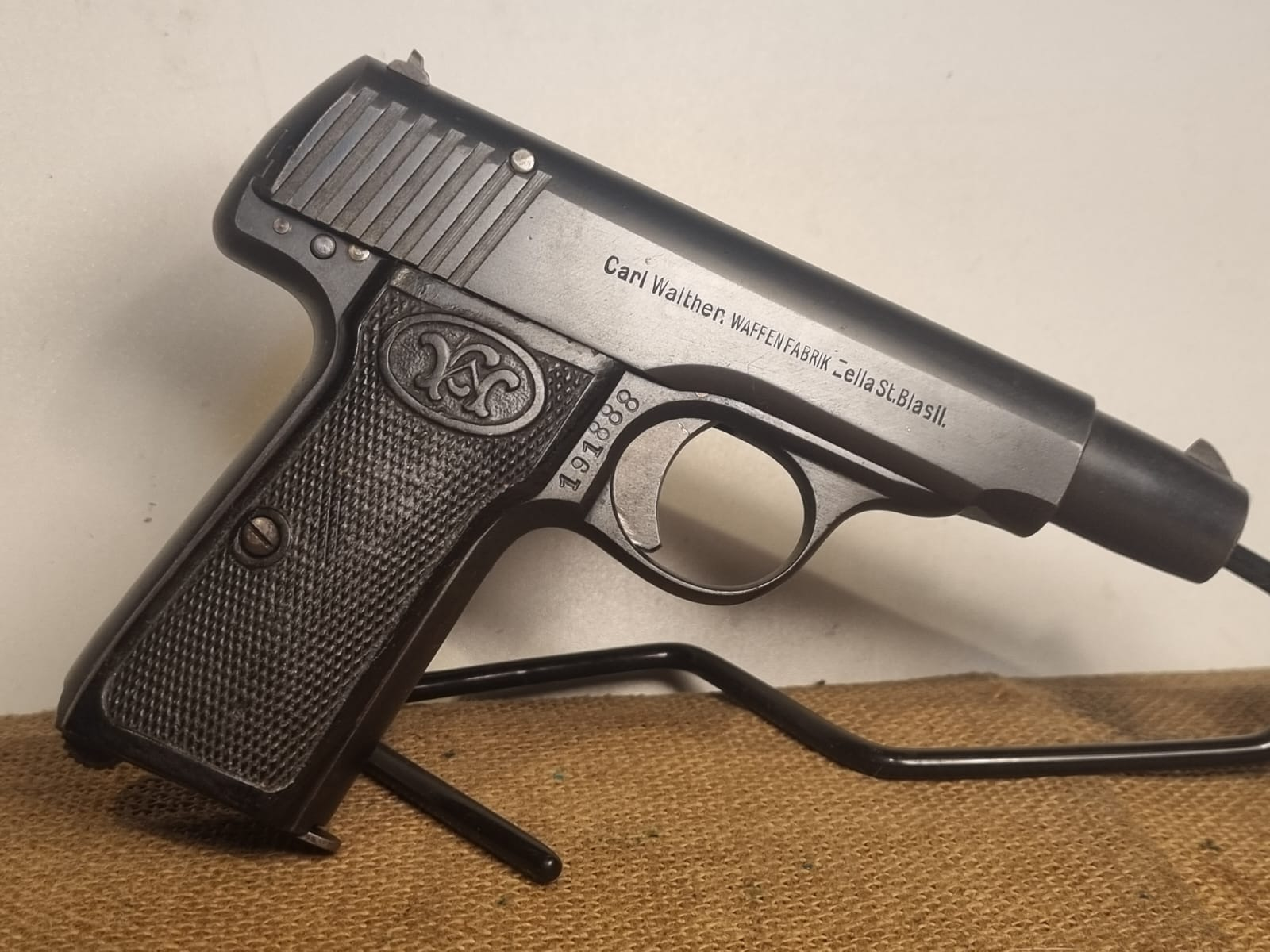 PISTOLA SEMIAUTOMATICA - MARCA WALTHER Z.M. - MODELLO 4 - CALIBRO 7,65 Browning / 32 ACP 3117