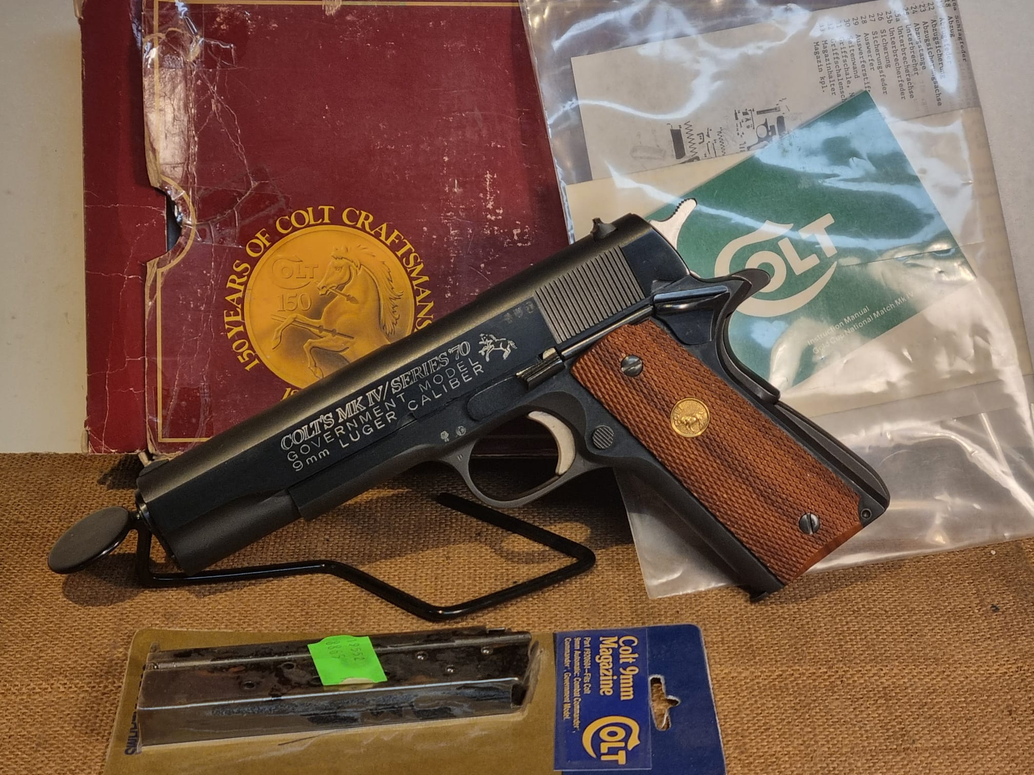PISTOLA SPORTIVA - MARCA COLT - MODELLO Government serie 70 - CALIBRO 9X19 3217