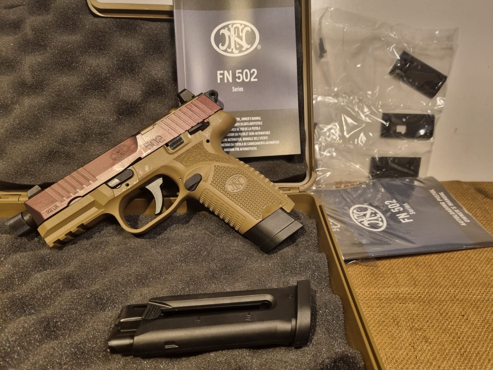 PISTOLA SPORTIVA - MARCA FN BROWNING - MODELLO 502 TACTICAL - CALIBRO 22LR 3473