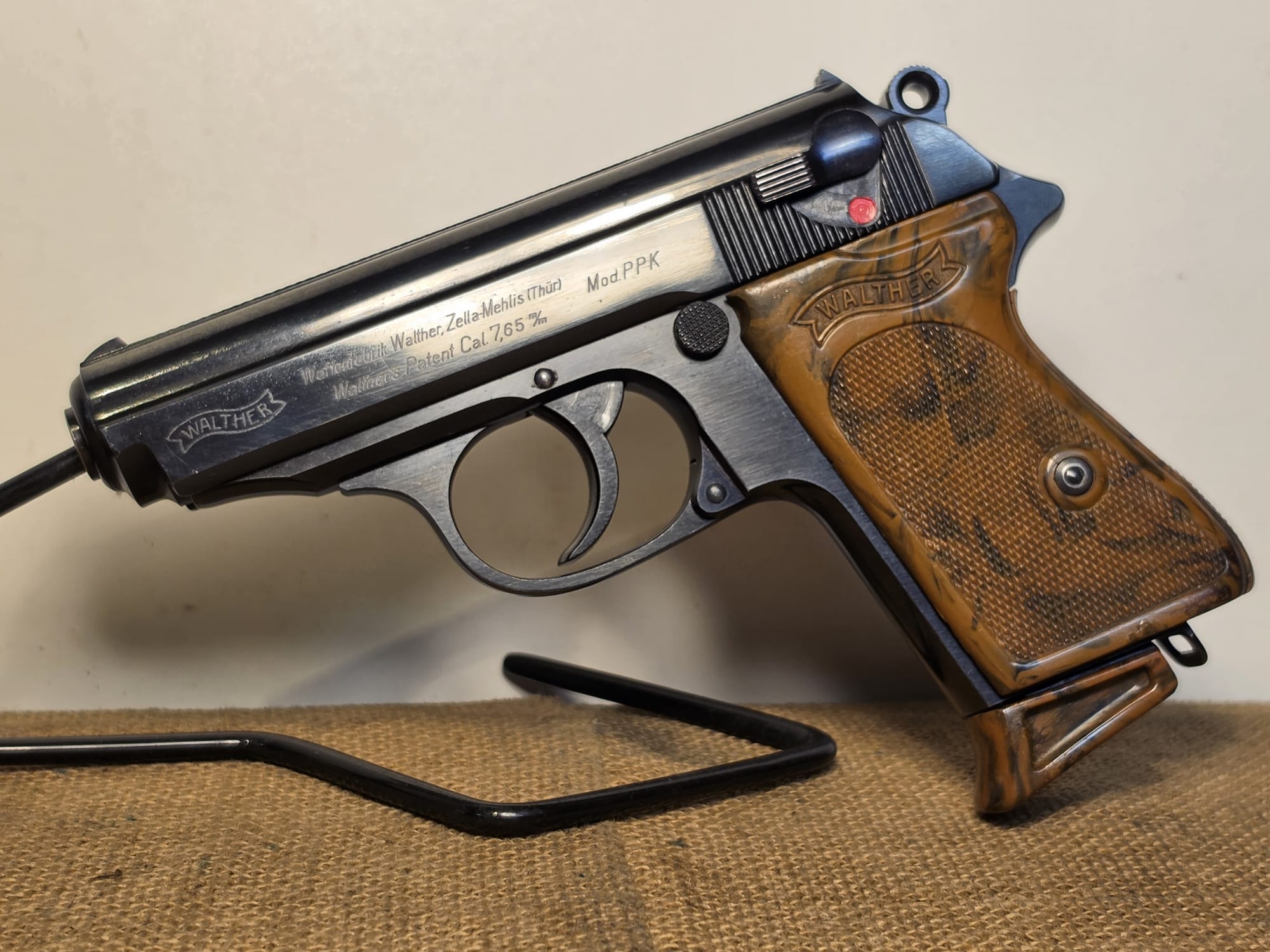 PISTOLA SEMIAUTOMATICA - MARCA WALTHER - MODELLO PPK ZELLA 60? - CALIBRO 7,65 BROWNING 3526