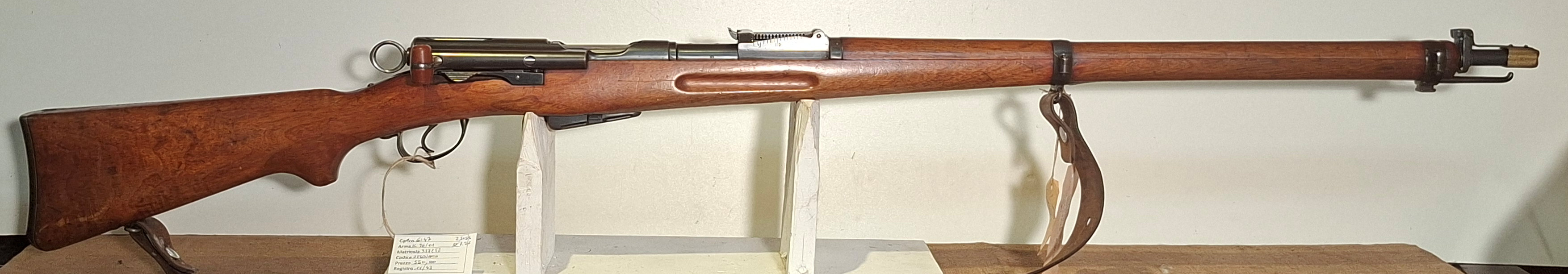 CARABINA AD OTTURATORE - MARCA SCHMIDT RUBIN - MODELLO K11 - CALIBRO 7,5x55 4297