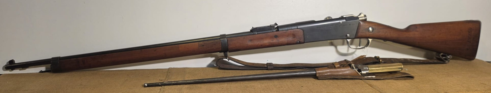 CARABINA AD OTTURATORE CON BAIONETTA - MARCA S. ETIENNE - MODELLO 1886 M 93 - CALIBRO 8 LEBEL 4359
